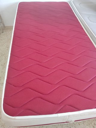Somier metálico con lamas de madera