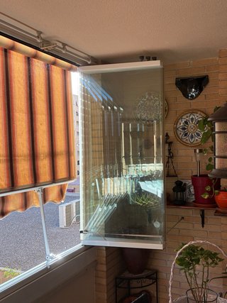 Cerramiento de cristal completo , para terraza
