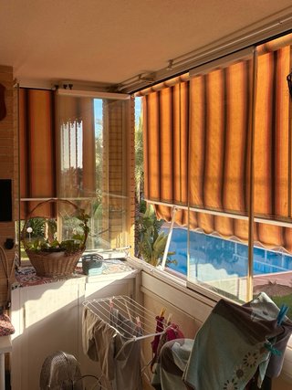Cerramiento de cristal completo , para terraza
