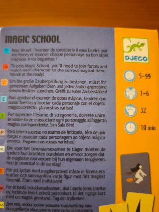 Magic School Djeco Juego de Memoria