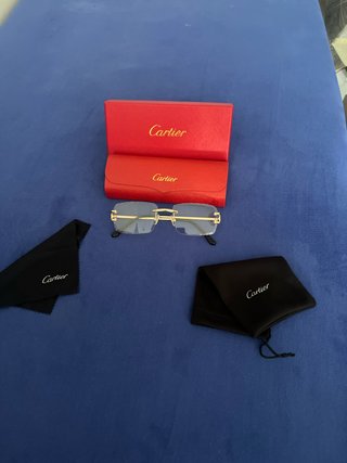Gafas Cartier Doradas Cut