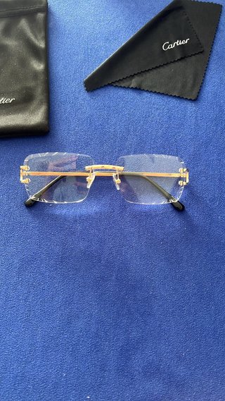 Gafas Cartier Doradas Cut A estrenar