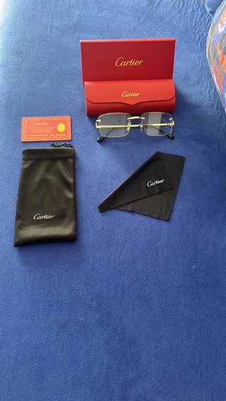 Gafas Cartier Doradas Cut A estrenar