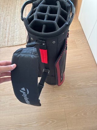 Bolsa de Golf TaylorMade Negra y Roja