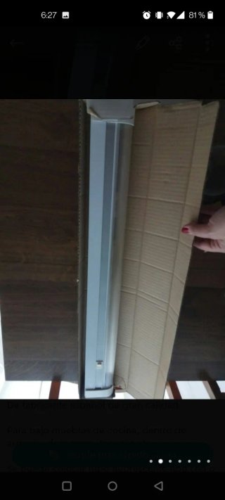 Lámpara fluorescente con interruptor. Nuevo