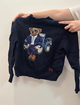 Suéter Polo Ralph Lauren Oso Azul Marino
