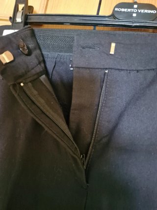 Pantalón de vestir negro Zara