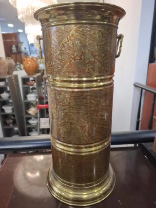 Paragüero de latón con asa