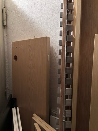 Estructura Cama IKEA MALM 140x200 roble claro