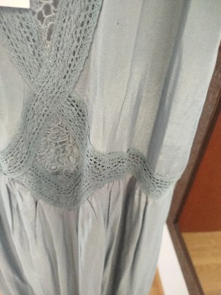 Vestido Tintoretto azul talla S