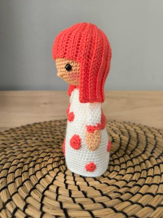 Muñeco Amigurumi Yayoi Kusama