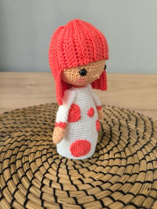 Muñeco Amigurumi Yayoi Kusama