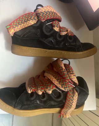 Lanvin Scarpa alta nera multicolore