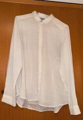 Completo gonna quadri con camicia bianca
