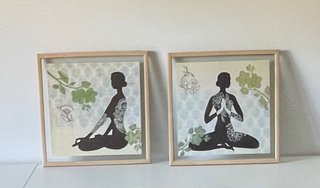 2 Cuadros Decorativos Yoga