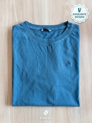 Camiseta Scalpers Azul Teal Hombre