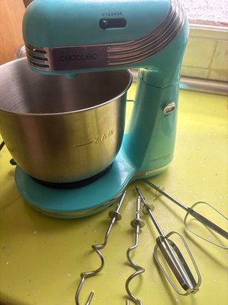 Amasadora Cecotec Azul Retro