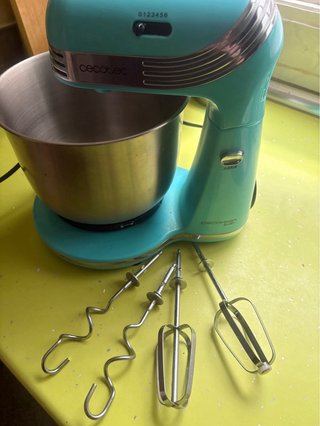 Amasadora Cecotec Azul Retro