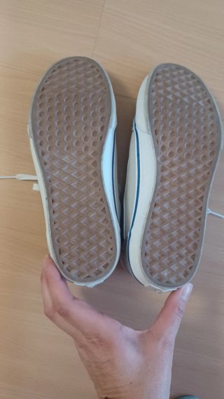 Zapatillas Vans grises y azules