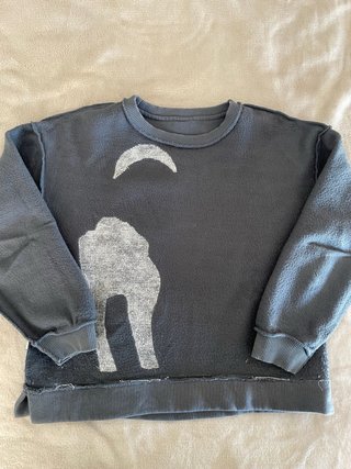 Sudadera Zara niña muñeca lentejuelas