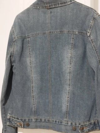 Giubbino denim elasticizzato donna