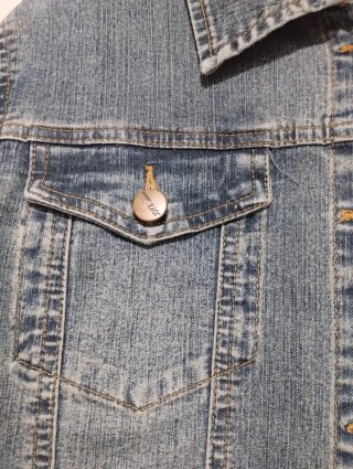 Giubbino denim elasticizzato donna
