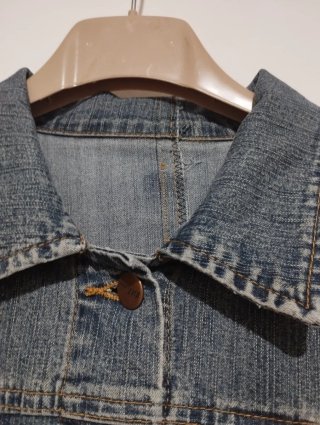 Giubbino denim elasticizzato donna