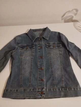 Giubbino denim elasticizzato donna