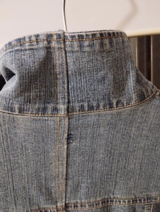 Giubbino denim elasticizzato donna