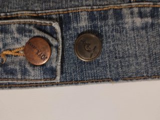 Giubbino denim elasticizzato donna