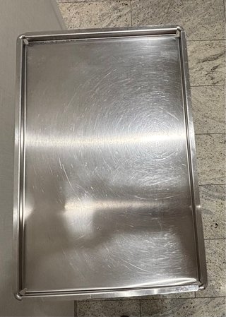 Mesa Auxiliar/Mayo Cromada con Ruedas