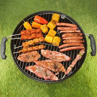 Barbacoa portátil carbón KEKAI Yellowstone 46 cm azul