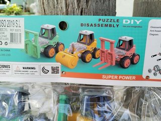 Camiones de construcción para armar desmontables