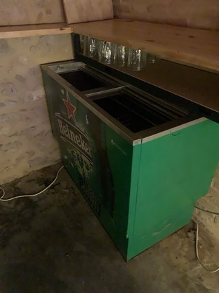 Nevera Botellero Bar Acero Inoxidable