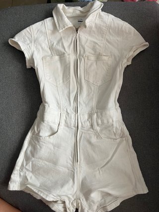 Mono Bershka Blanco Talla XS