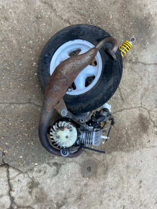 Motor de Scooter con Rueda Yamaha Piaggio Peugeot