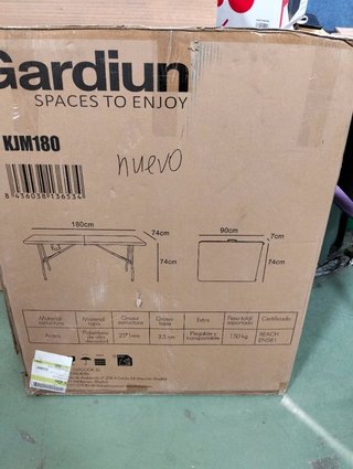 Mesa Plegable Gardiun New Koln 180 cm 6-8 Personas
