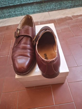 Scarpe mocassino marroni anni '90