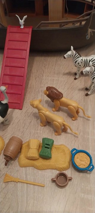 Playmobil,arca noe,lote,barco,animales,zoo,sabana