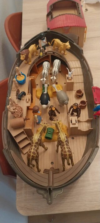 Playmobil,arca noe,lote,barco,animales,zoo,sabana