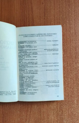 Dizionario spagnolo. Italiano-spagnolo, spagnol...