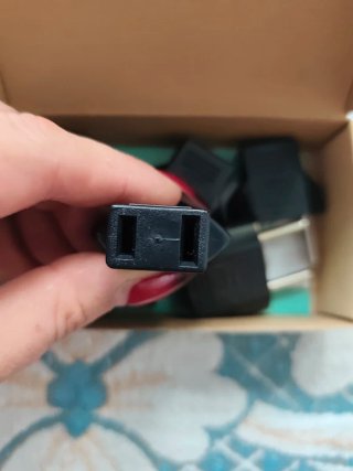 6 adaptadores de enchufe
