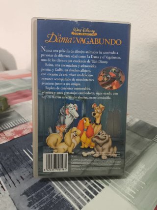 La Dama y el Vagabundo VHS Disney Clásicos