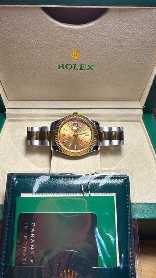 Rolex Datejust Oro e Argento