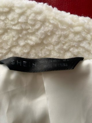 Chaqueta borreguito beige/blanca talla 40/42