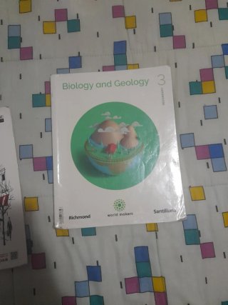 Libro de biología y geología en inglés 🇬🇧