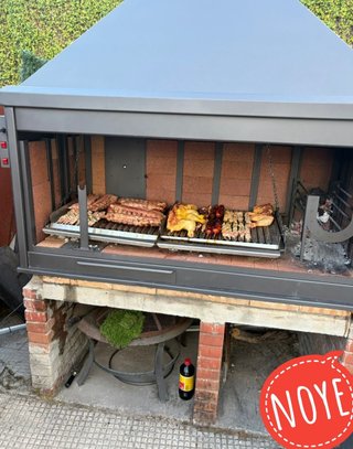 Barbacoa de obra nueva hierro A-1