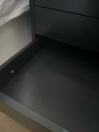 Cajonera Ikea Alex Negra