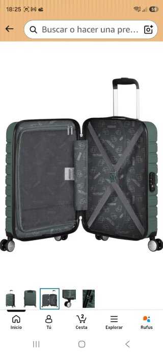 Maleta American Tourister Verde