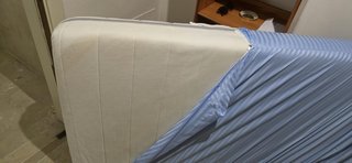 Cama 190x90 con somier de 6 patas